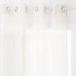 ATMOSPHERA Voilage Moly. Coloris disponibles : Jaune, Rouge, Vert, Bleu