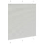 Voir la diapositive 3 : VIDAXL Store plisse gris clair 120x150cm largeur du tissu 119,4cm