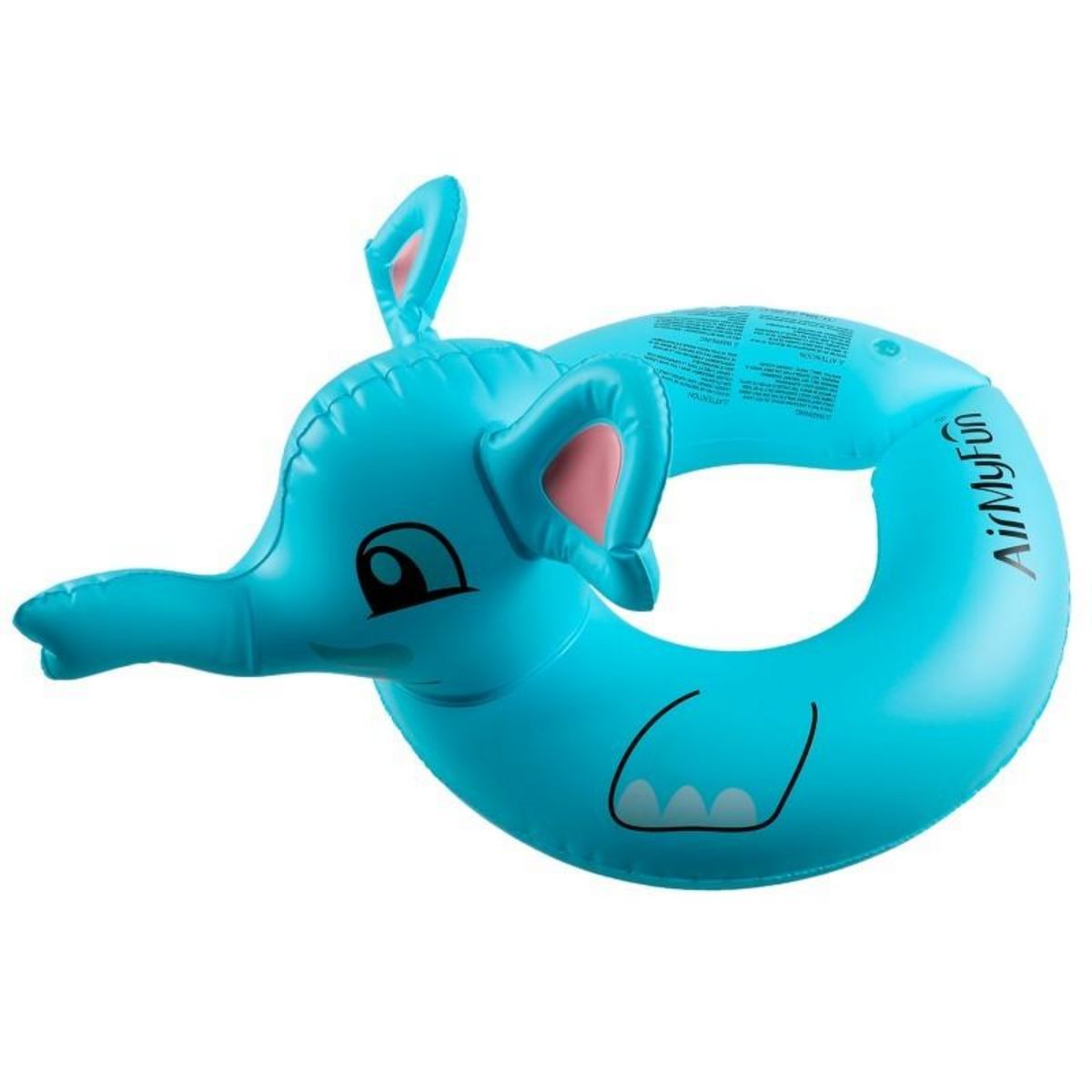 AIRMYFUN Bouée Gonflable Enfant dès 3ans et + pour Piscine & Plage, Flotteur ø49cm - Éléphant ø49cm