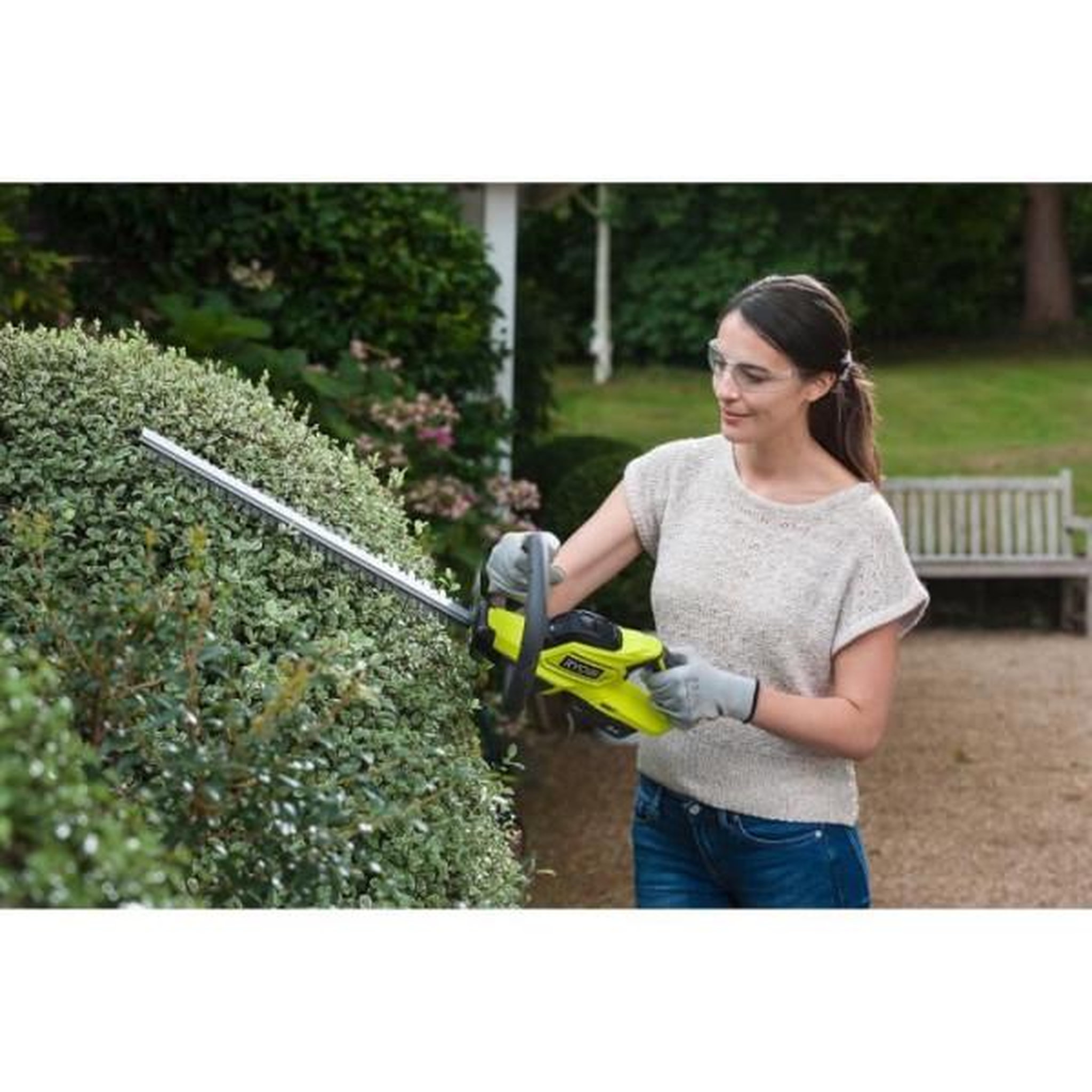 Voir la diapositive 5 : Ryobi RYOBI - Taille-haies 18V ONE+ - lames 45 cm - écartement 18 mm - vendu sans batterie ni chargeur - EXCLUSIVITÉ WEB - OHT1845