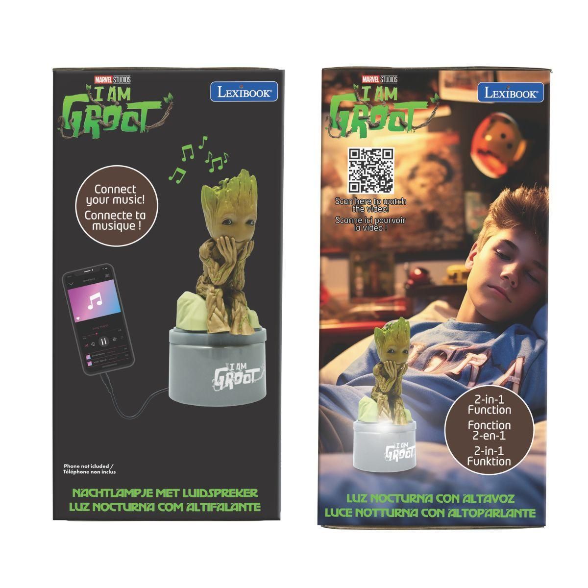 Lexibook Veilleuse avec haut-parleur Groot