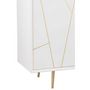 Voir la diapositive 6 : Paris Prix Buffet 4 Portes Design  Remina  160cm Blanc & Or