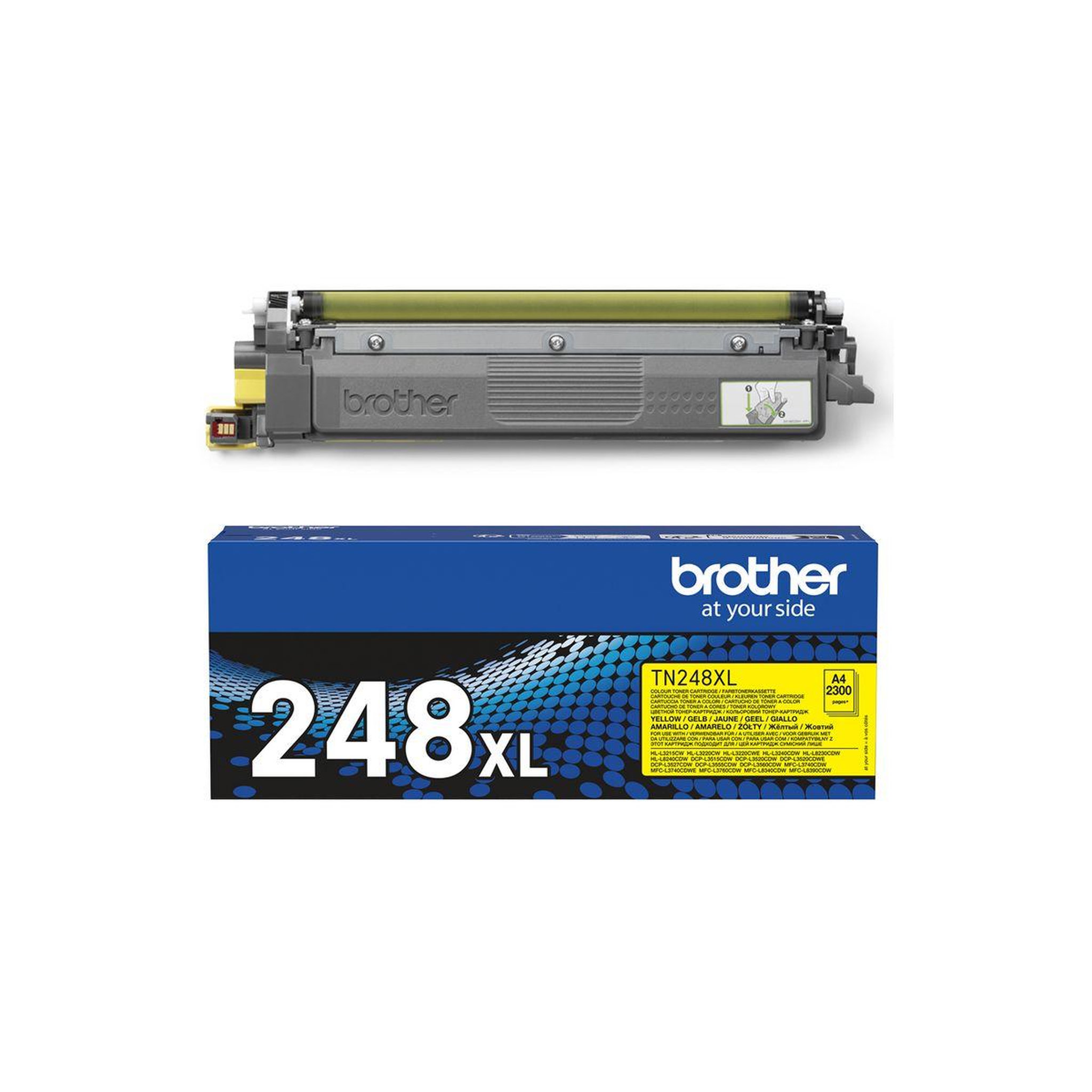 Voir la diapositive 2 : Brother Toner tn248xly jaune