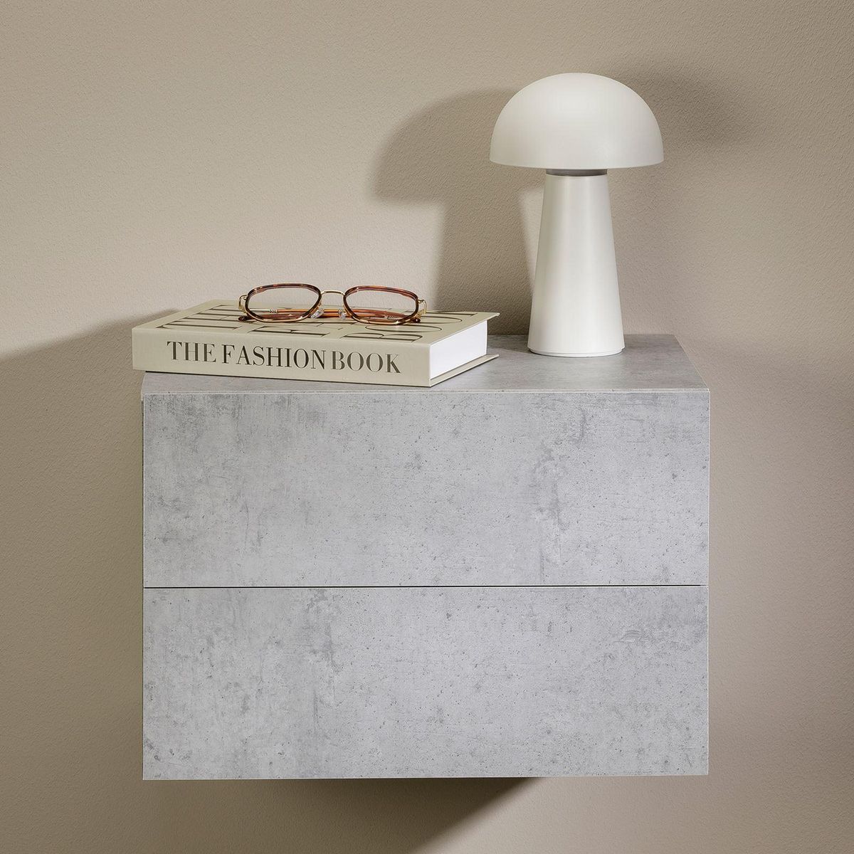 IDIMEX Chevet suspendu FLORENT, en mélaminé