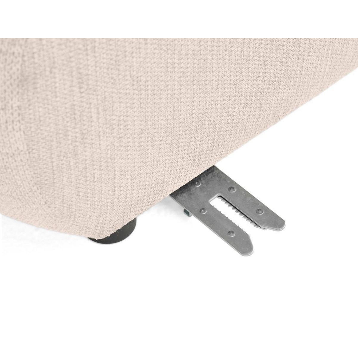 LISA DESIGN Debbie - canapé modulable d'angle gauche 5 places en tissu texturé