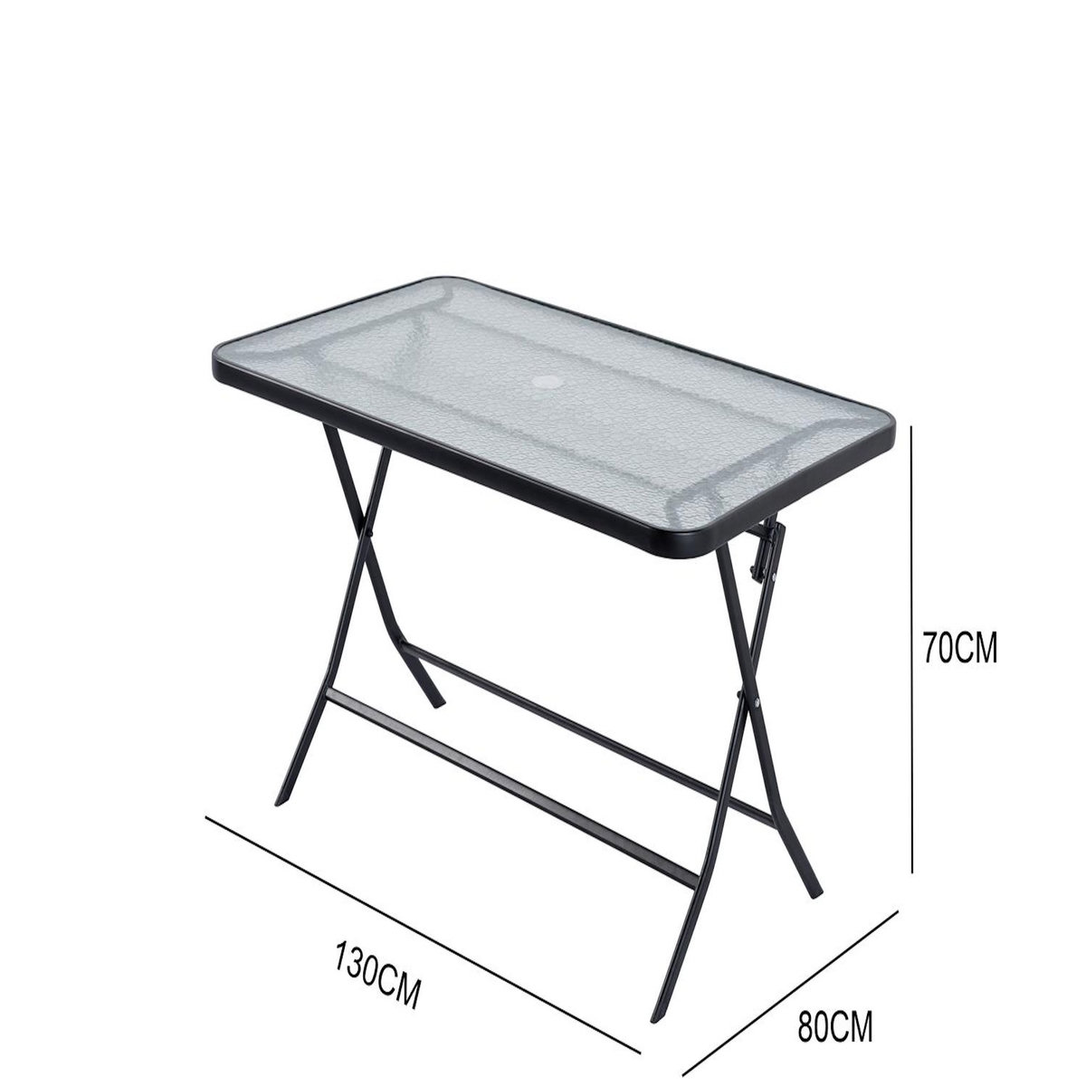 CONCEPT USINE Table de jardin et 4 chaises MAHON