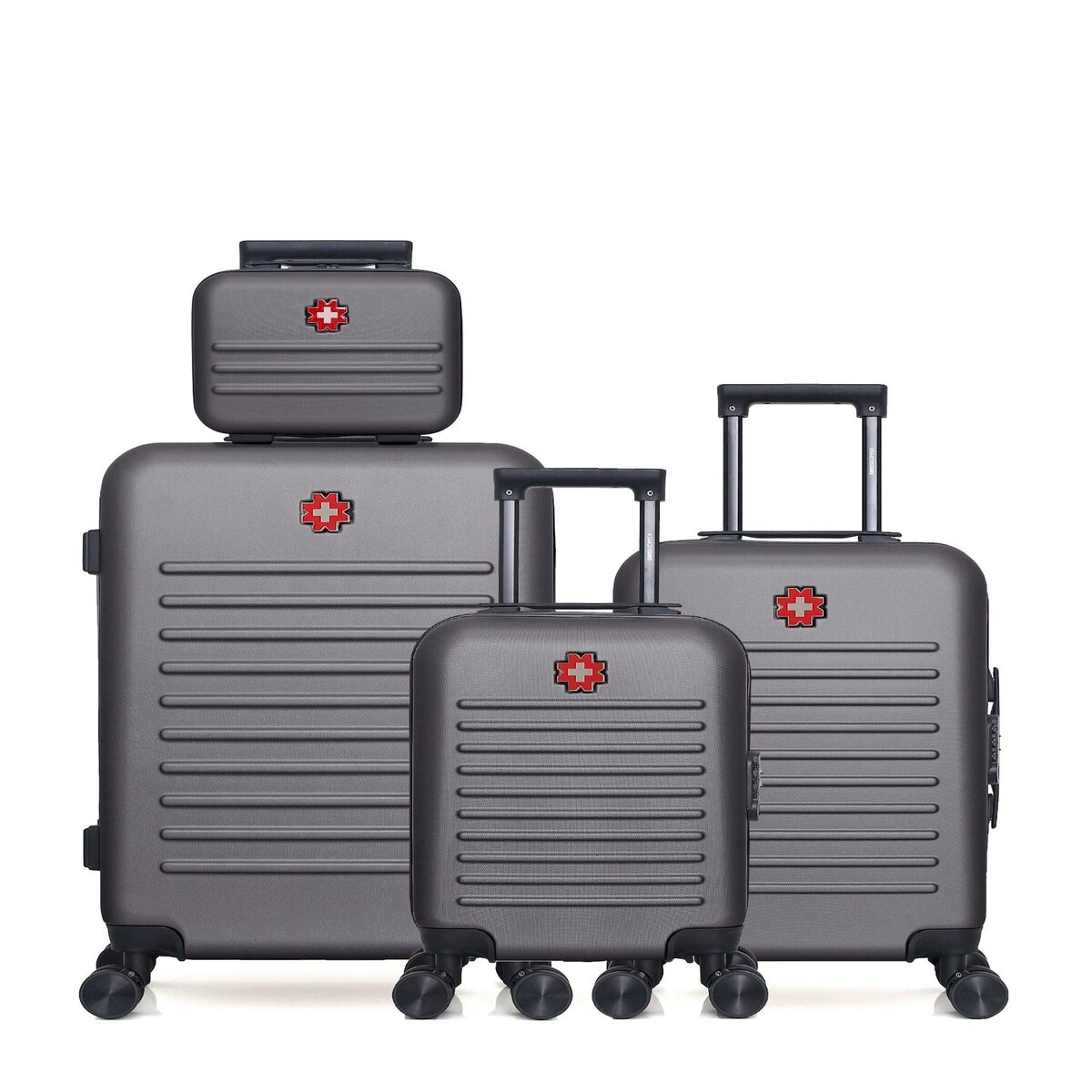 SWISS KOPPER SWISS KOPPER - Lot de 4 - Valises weekend, cabine, cabine XXS et vanity WIL