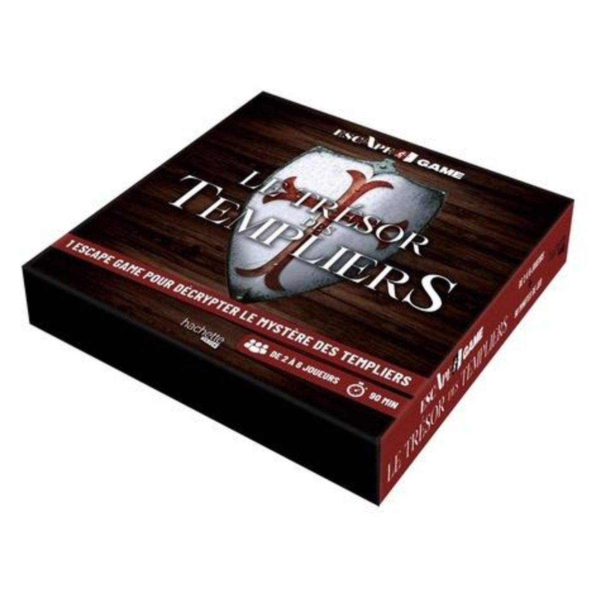 LE TRESOR DES TEMPLIERS. UN ESCAPE GAME POUR DECRYPTER LE MYSTERE DES TEMPLIERS. AVEC DES CARTES ENIGMES, UNE REGLE ET UN RAPPORTEUR, UNE CARTE, LE CARNET DU DERNIER CHEVALIER DE L'ORDRE, Bonnefoy Nicolas