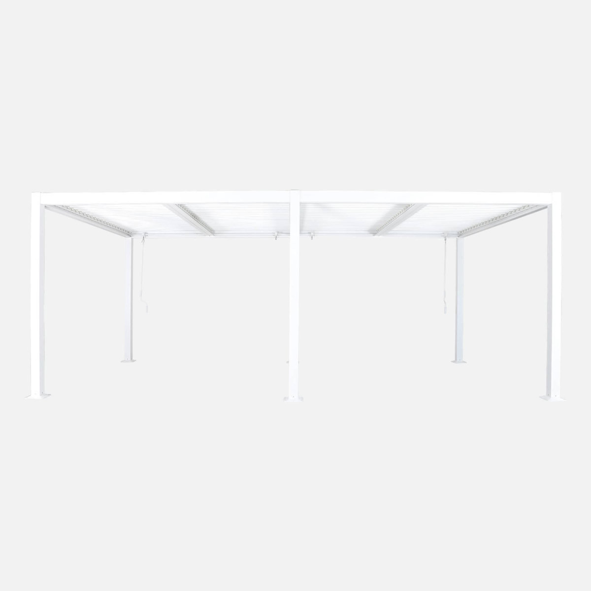 SWEEEK Pergola bioclimatique aluminium et acier lames orientables 6x3m Palace