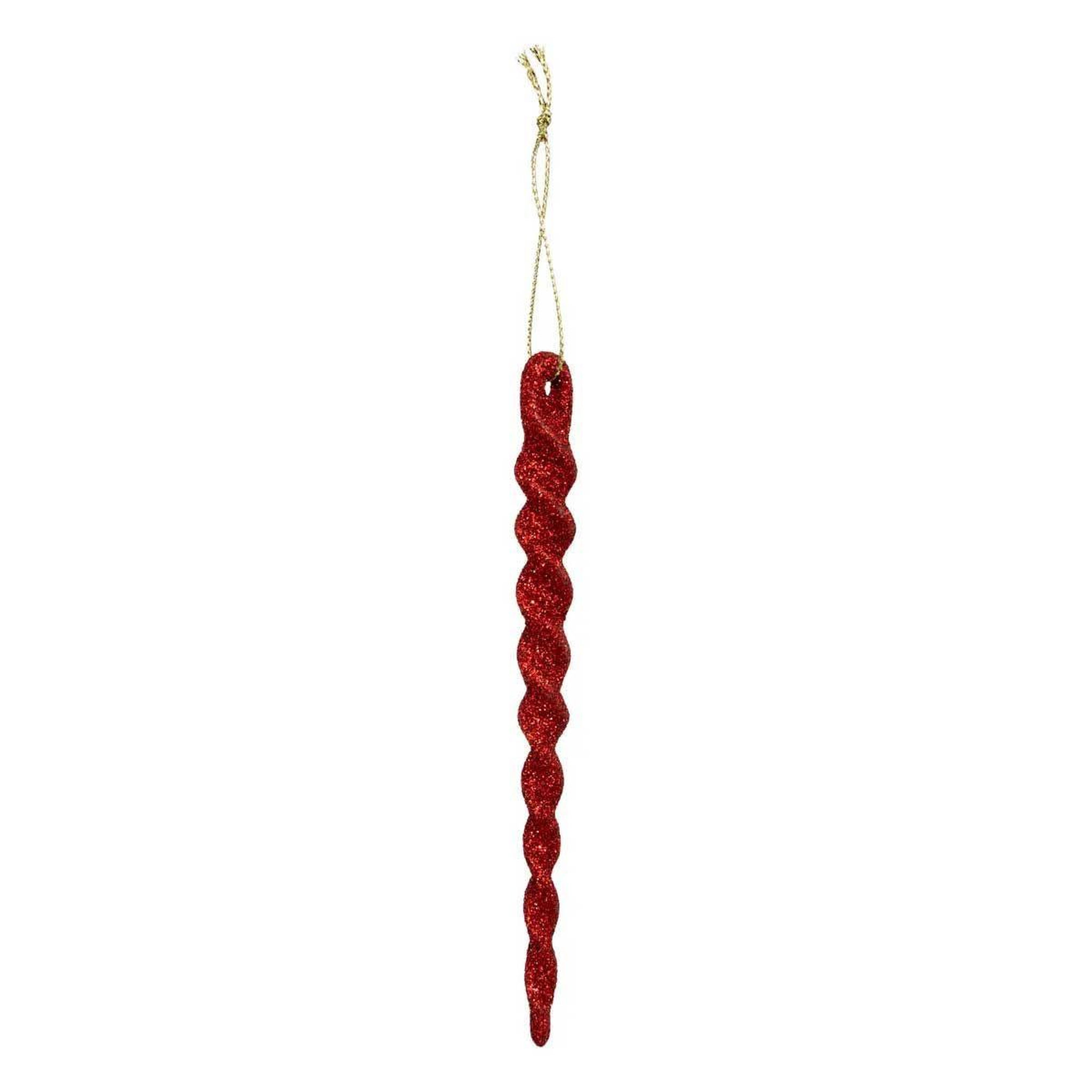 Voir la diapositive 3 : ATMOSPHERA Lot de 12 sujets de noël  glaçons  13cm rouge & or