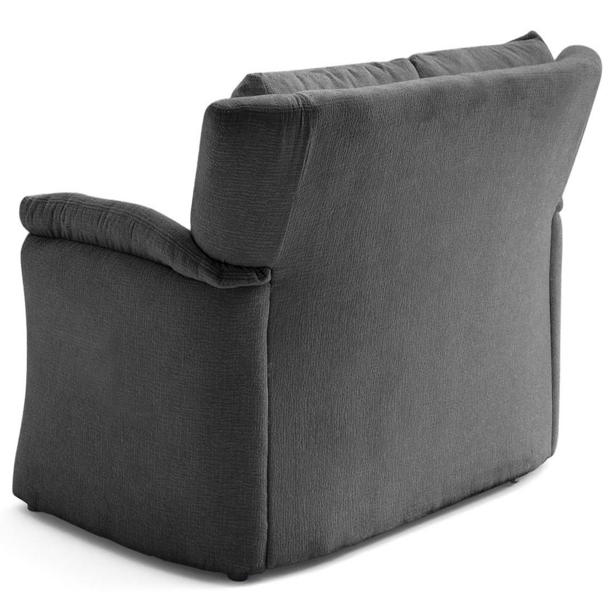 Voir la diapositive 6 : LISA DESIGN Bastille - canapé droit 2 places en tissu velours relief