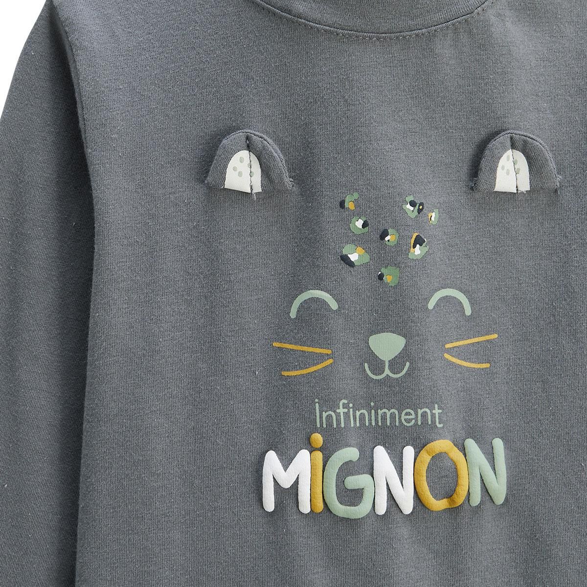 Petit Béguin Lot de 2 t-shirts enfant manches longues Boavista