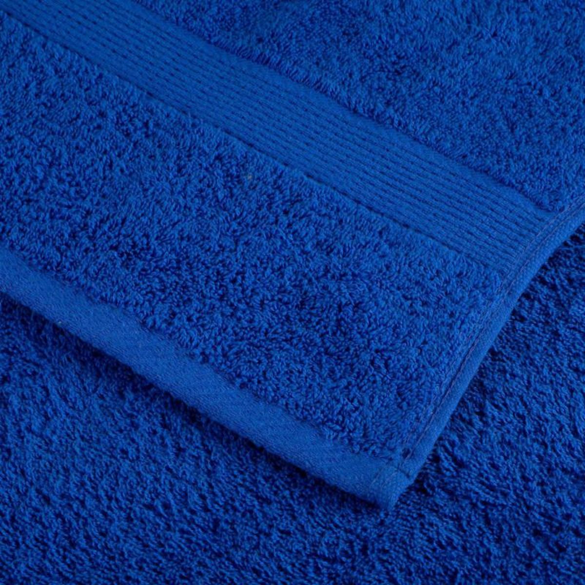 VIDAXL Serviettes de douche de qualité supérieure SOLUND 2 pcs bleu