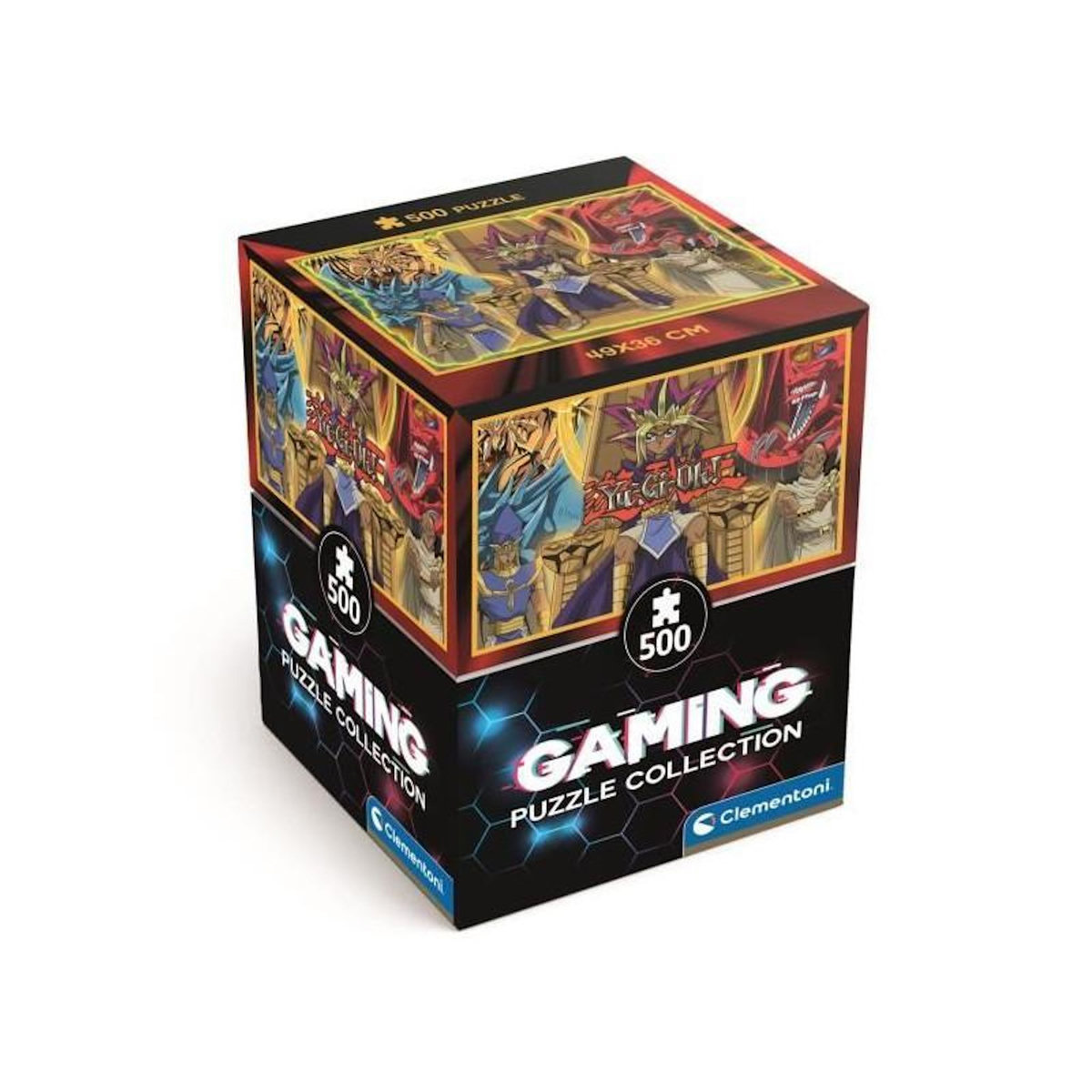 CLEMENTONI Puzzle cube 500 pièces - Yu-Gi-Oh! - Clementoni