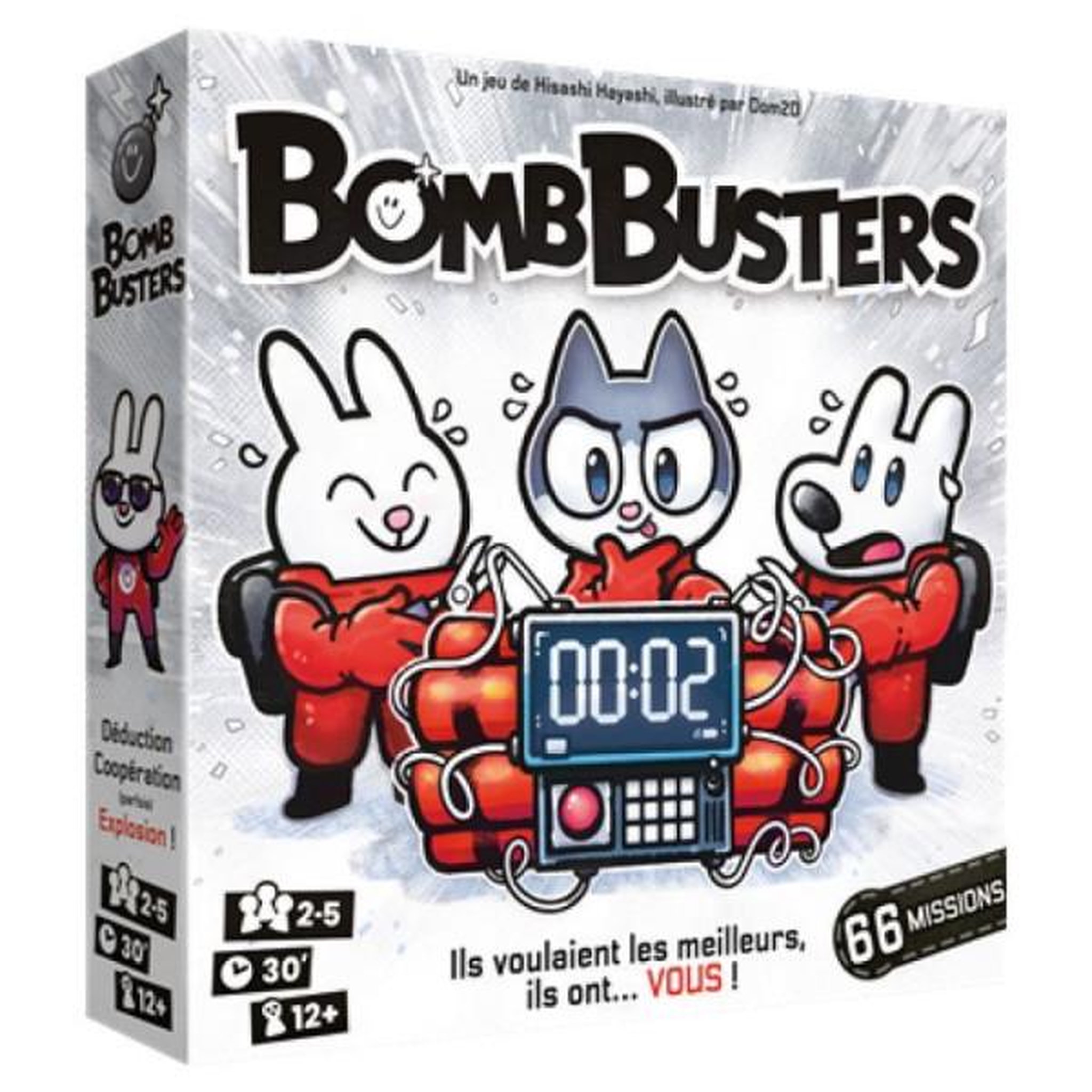 Voir la diapositive 2 : Asmodee Cocktail games – bomb busters – jeu coopératif déduction – des 12 ans – 2 a 5 joueurs – 30 minutes – en français