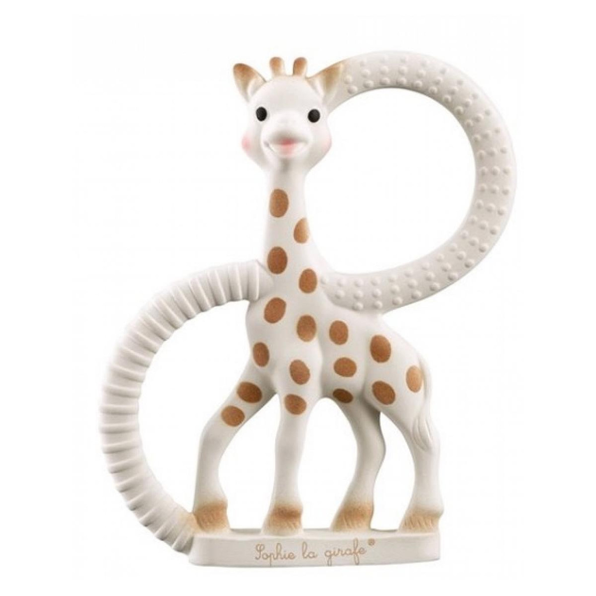 Voir la diapositive 2 : VULLI Sophie la Girafe anneau de dentition naturel