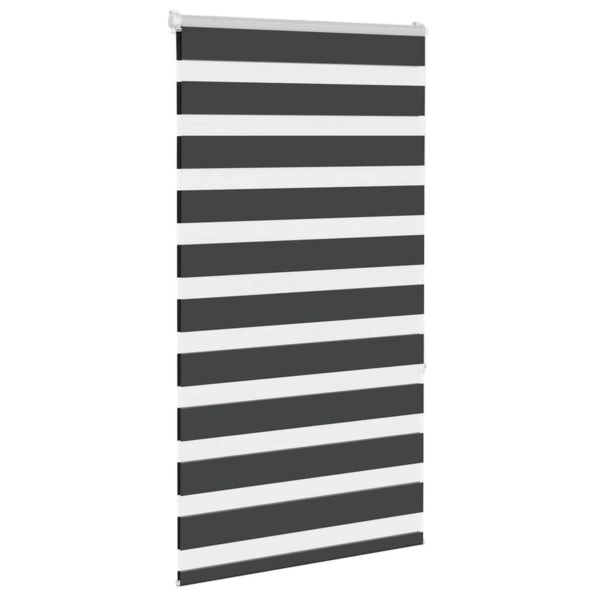Voir la diapositive 3 : VIDAXL Store zebre noir 80x150 cm largeur du tissu 75,9 cm polyester