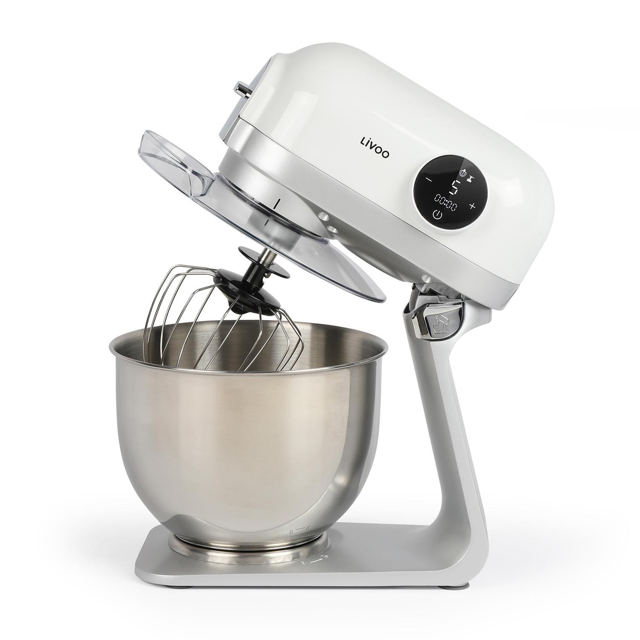 Voir la diapositive 2 : LIVOO Robot pâtissier multifonction 5l 1200w blanc - dop234