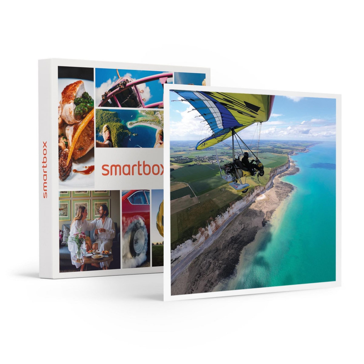 Smartbox Survol des falaises de la Côte d'Albâtre en ULM avec photos - Coffret Cadeau Sport & Aventure
