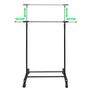 Voir la diapositive 4 : VIDAXL Porte manteaux réglables 2 pcs 1 rail d accrochage