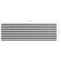 Voir la diapositive 6 : VIDAXL Ecran de balcon Anthracite et blanc 120x400 cm Tissu Oxford