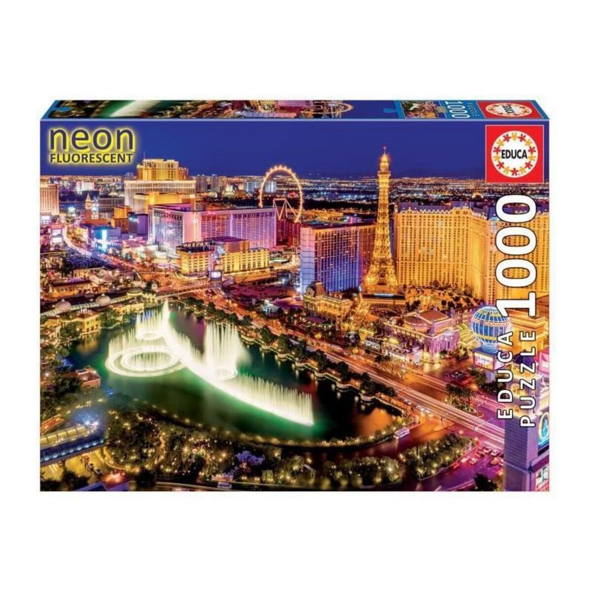 EDUCA EDUCA - Puzzle - 1000 NEON LAS VEGAS