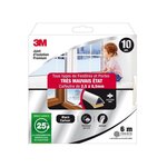3M Joint Porte/Fenêtre Très Mauvais Etat Premium 2,5 À 6,5mm X 6m Blanc