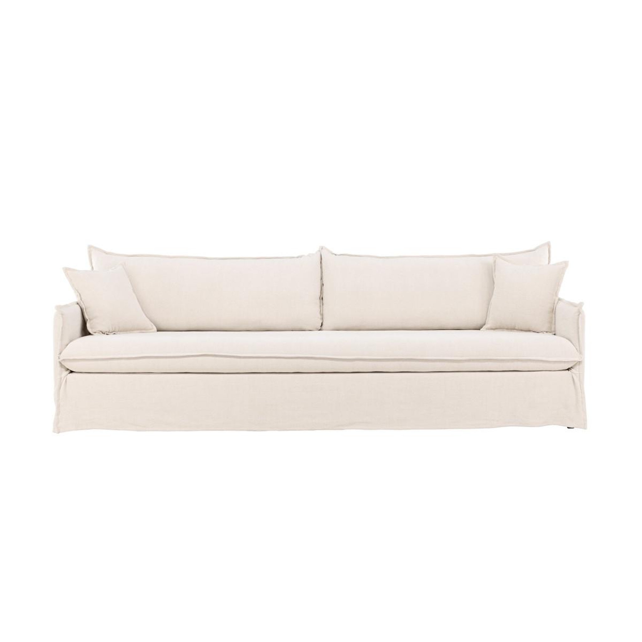 Voir la diapositive 3 : Paris Prix Canapé droit 4 places  nova  275cm beige