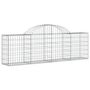 Voir la diapositive 3 : VIDAXL Paniers a gabions arques 18 pcs 200x30x60/80 cm Fer galvanise