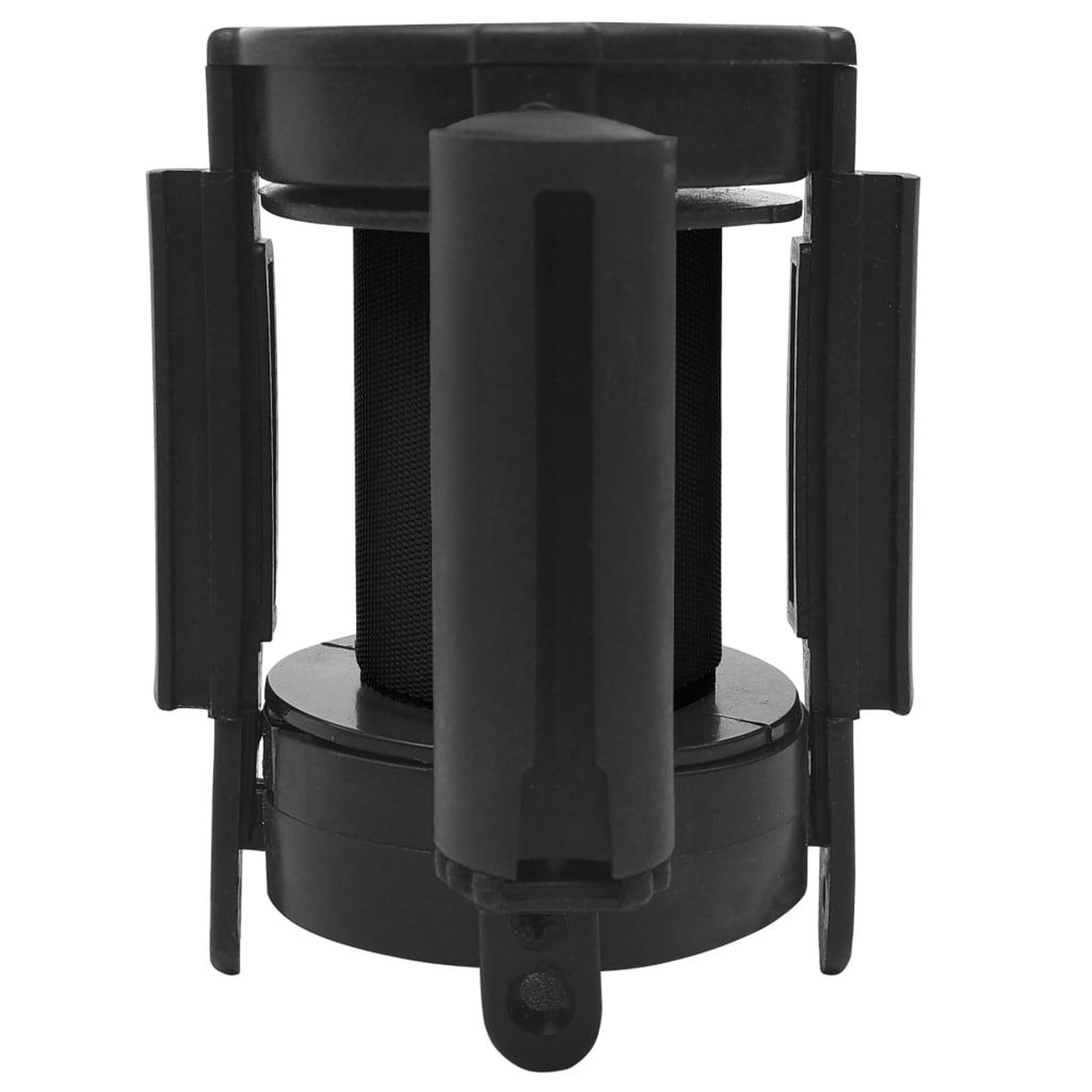 Voir la diapositive 3 : VIDAXL Barriere a bande retractable 200 cm Noir