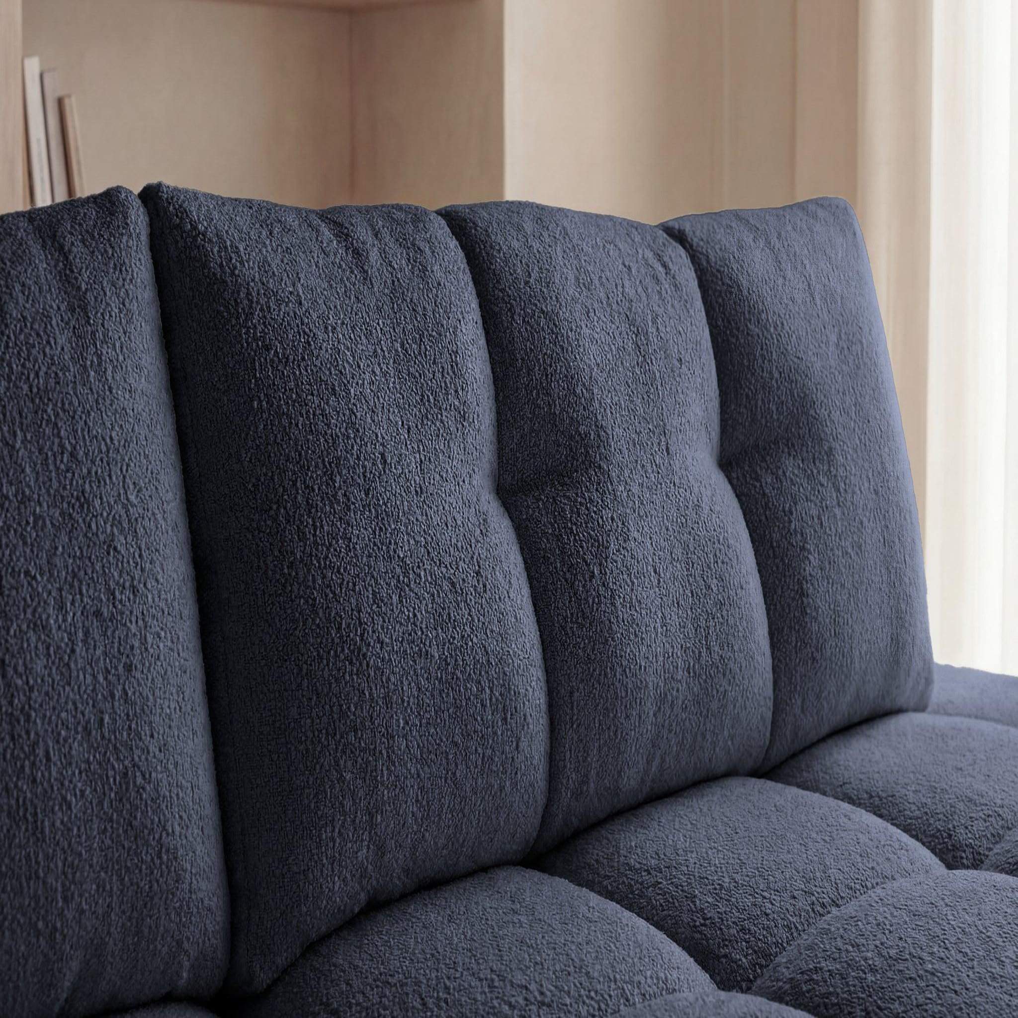 Voir la diapositive 5 : CASANOVA PARIS Constance - canapé d'angle tissu chenille