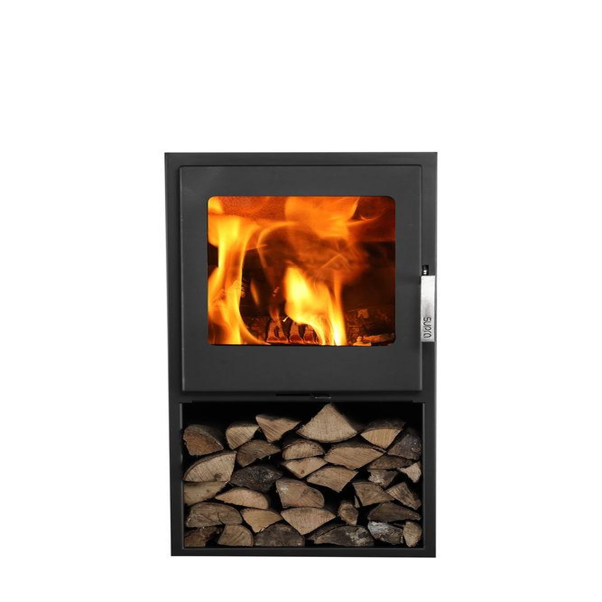 Supra Poêle à bois JACCO BÛCHER acier - vertical - étanche - bûcher - 5kW