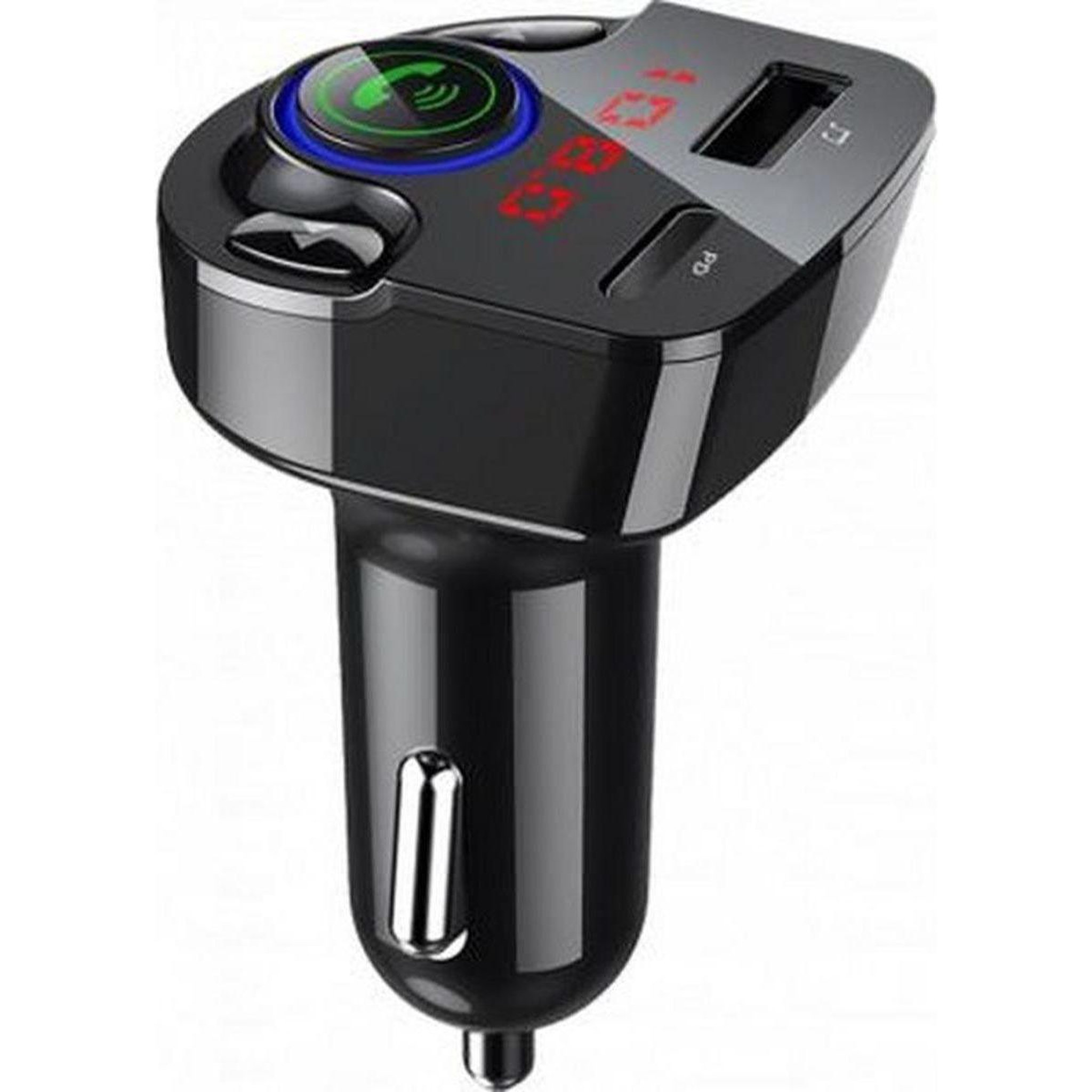Voir la diapositive 2 : Bigben Connected Chargeur voitur avec transmetteur fm 25w usb-a + usb-c