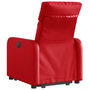 Voir la diapositive 4 : VIDAXL Fauteuil inclinable electrique rouge similicuir