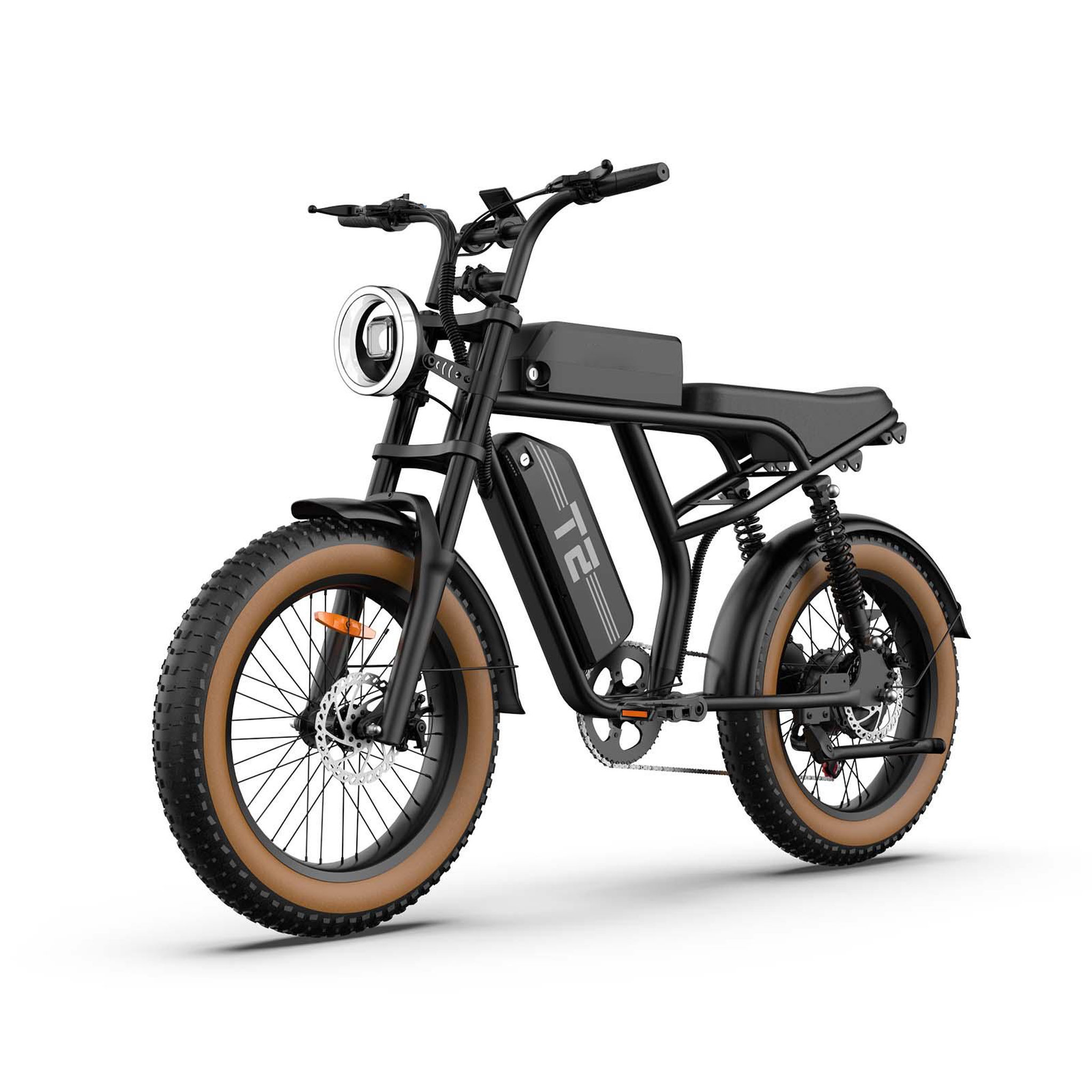 Voir la diapositive 2 : URLIFE Vélo électrique urlife t2, fatbike 20 pouces