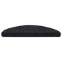 Voir la diapositive 4 : VIDAXL Tapis autoadhesifs de marches 10 pcs Noir 56x17x3 cm Aiguillete