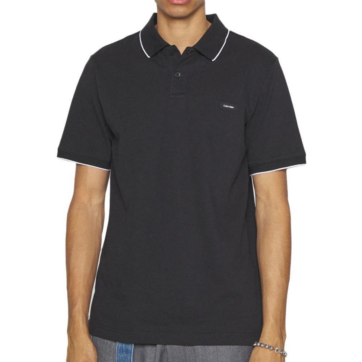CALVIN KLEIN JEANS Polo  Homme Calvin Klein Jeans Stretch Pique