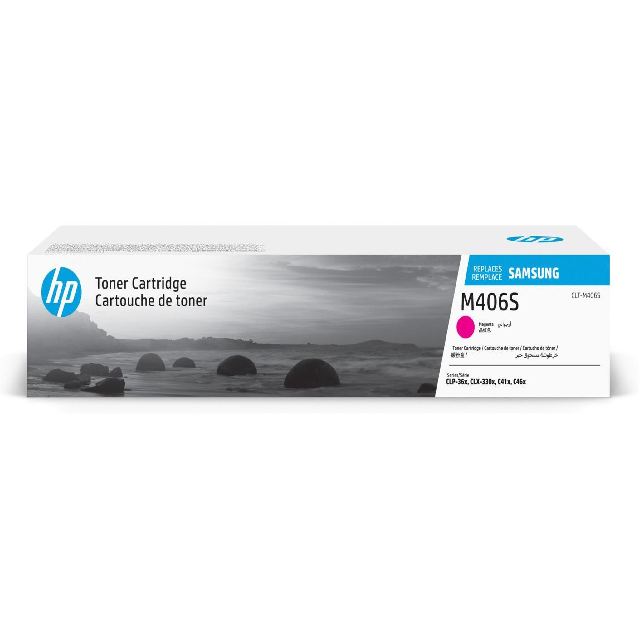Voir la diapositive 2 : HP Cartouche de toner magenta Samsung CLT-M406S SU252A pour SS062B/CLP-365 CLX-3300/CLX-3305