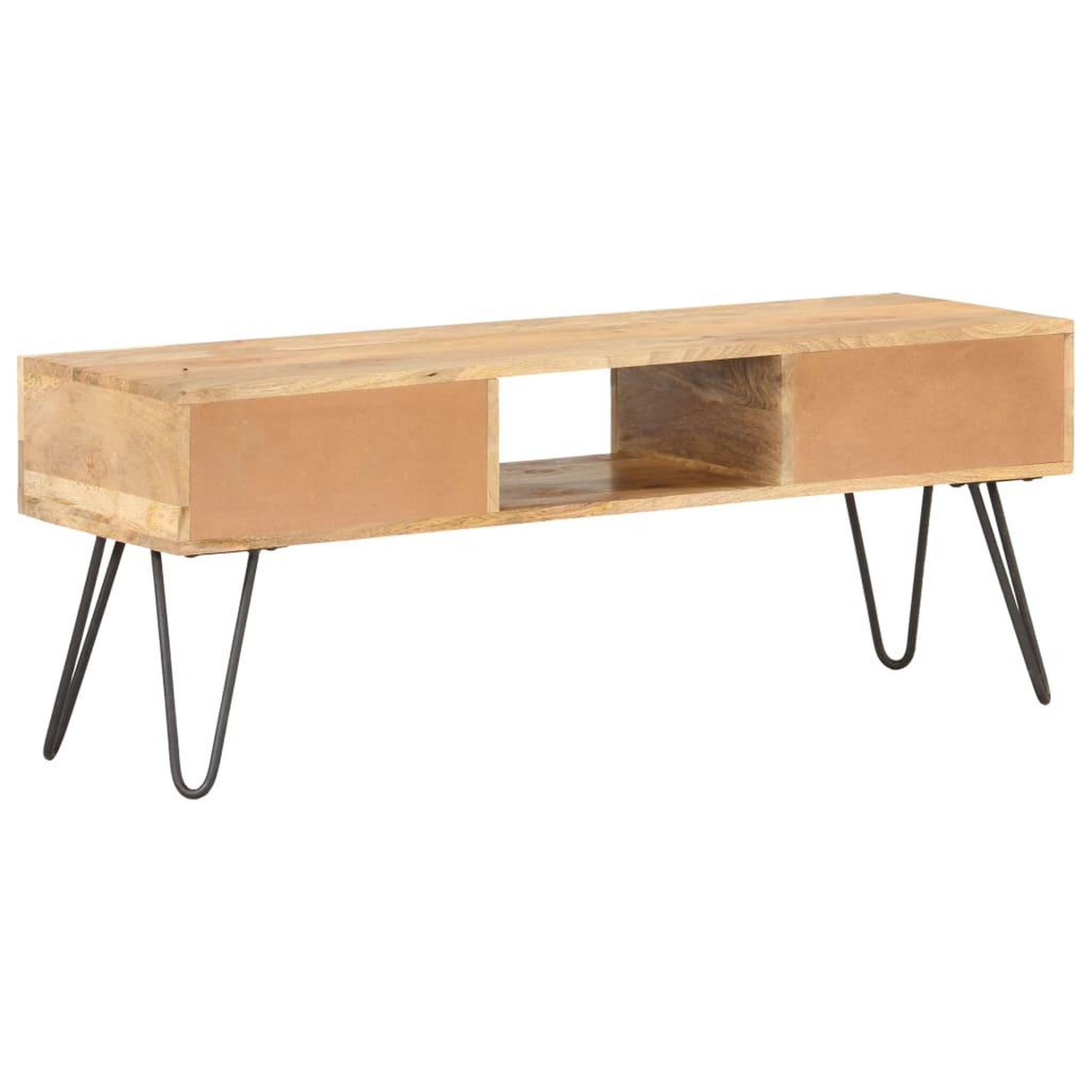 Voir la diapositive 3 : VIDAXL Meuble tv 120x35x45 cm bois solide de manguier