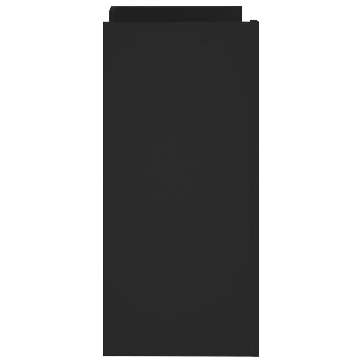 VIDAXL Buffet noir 73,5x35x75 cm bois d'ingenierie