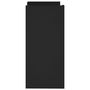Voir la diapositive 5 : VIDAXL Buffet noir 73,5x35x75 cm bois d'ingenierie