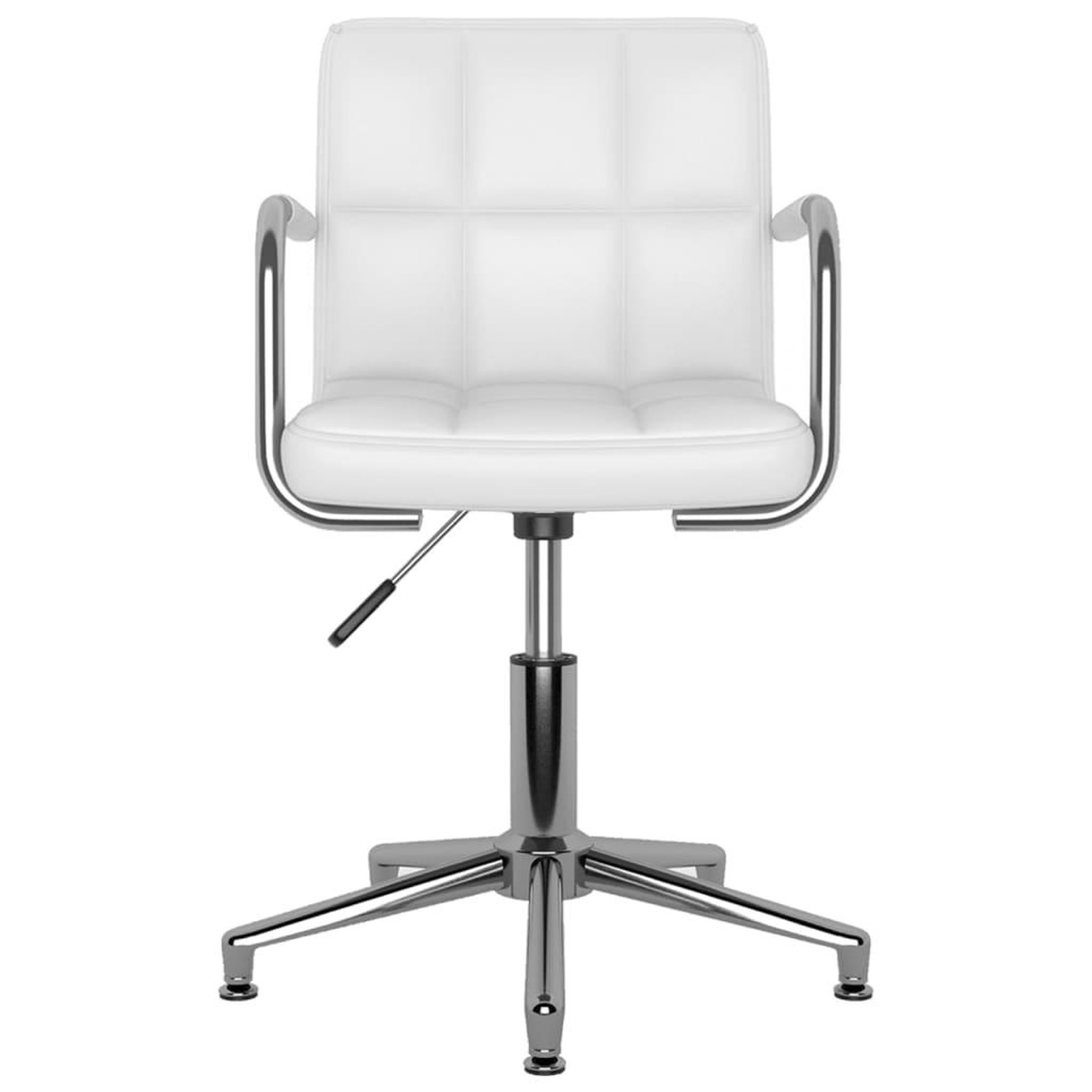 Voir la diapositive 2 : VIDAXL Chaises a manger pivotantes lot de 6 blanc similicuir