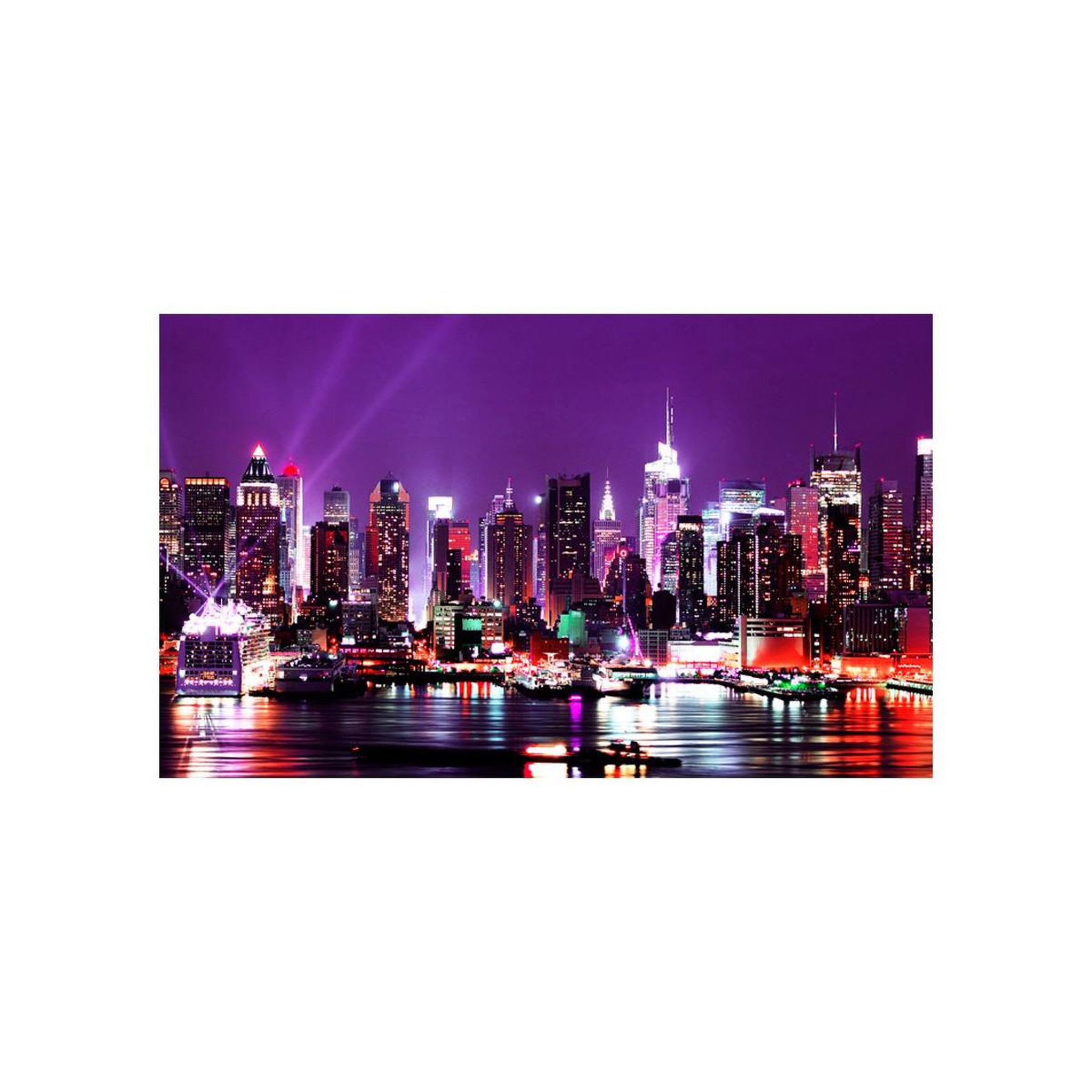 Voir la diapositive 2 : Paris Prix Papier peint  arc en lumières : new york  270x450cm