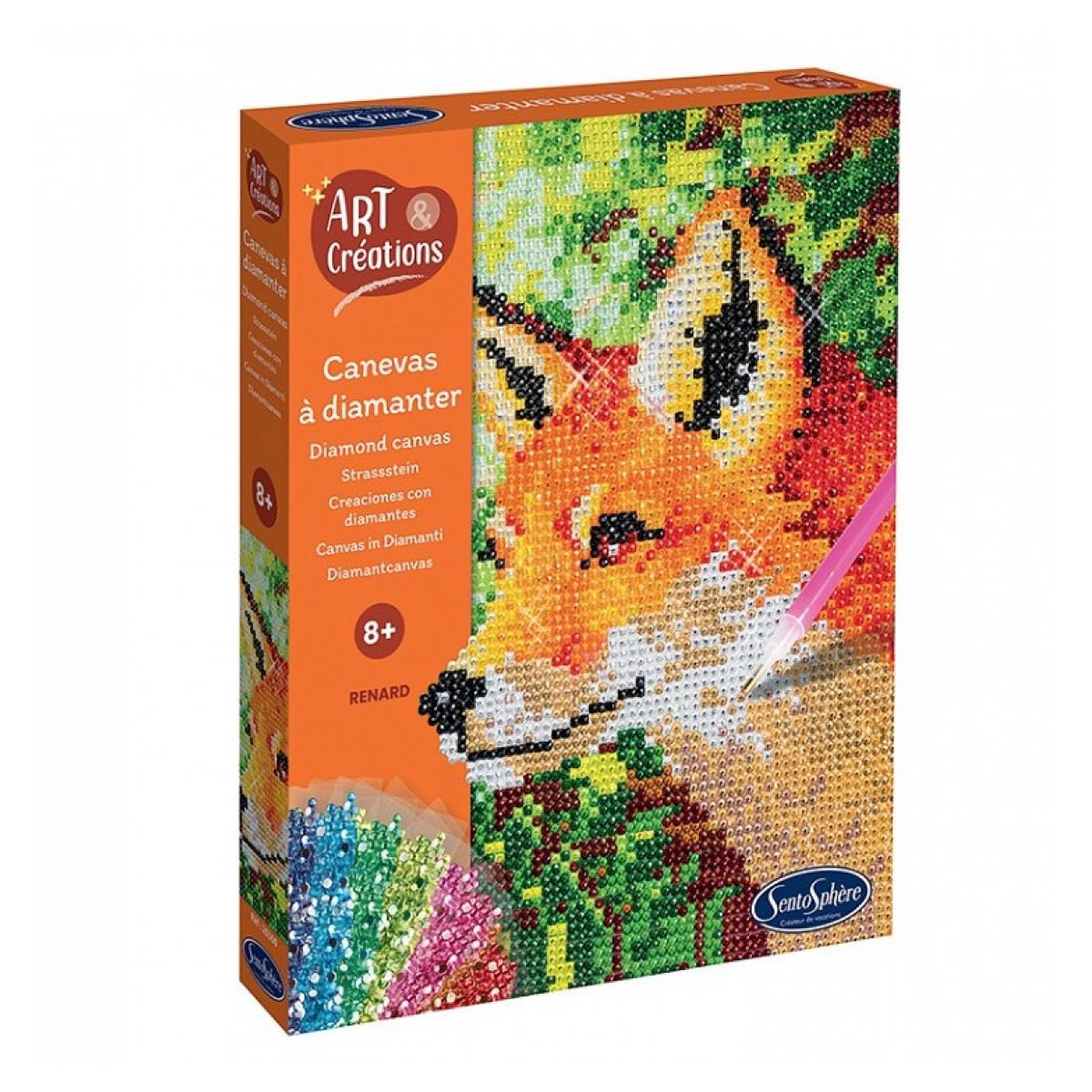 Sentosphere Canevas a diamanter - Renard - Art et creations