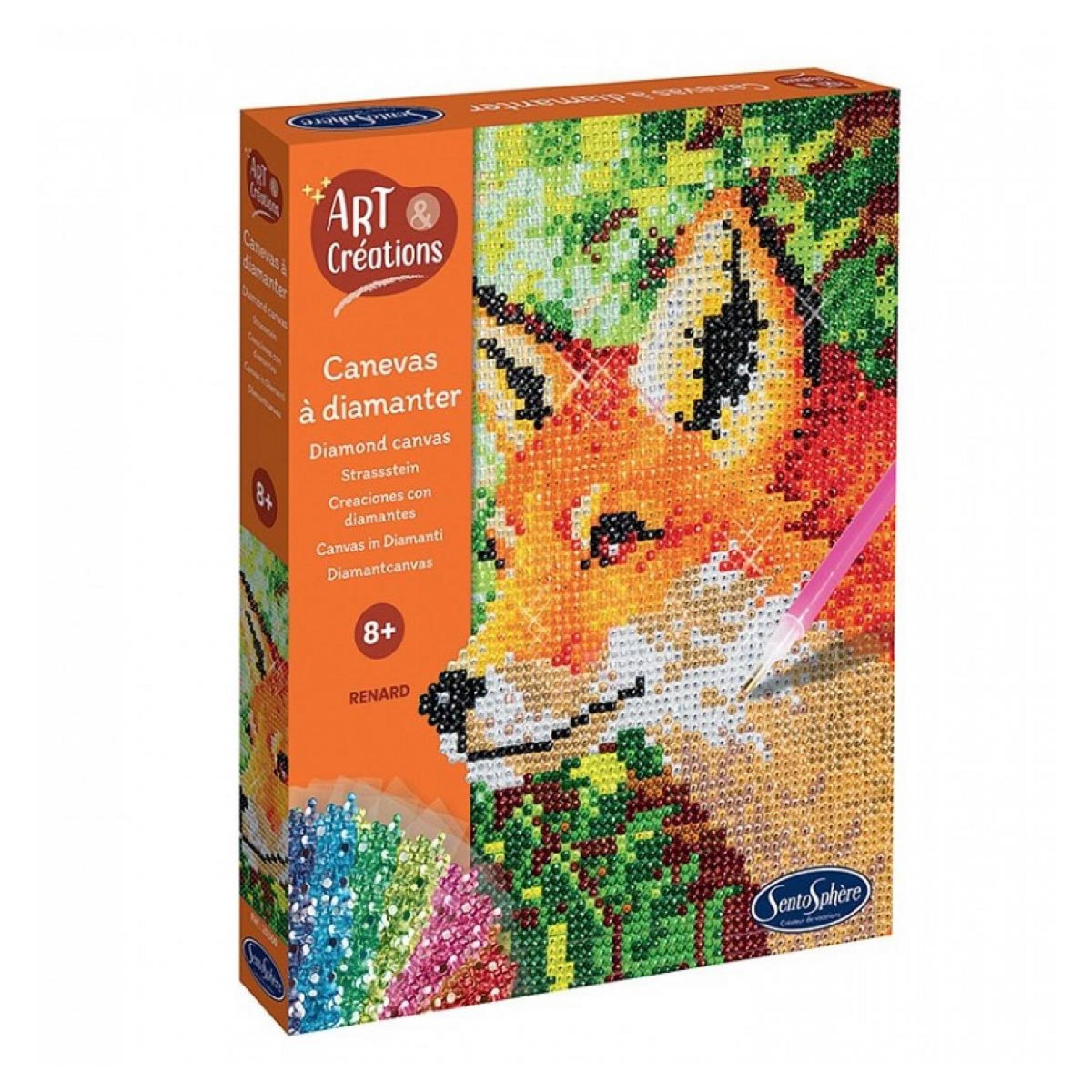 Sentosphere Canevas a diamanter - Renard - Art et creations