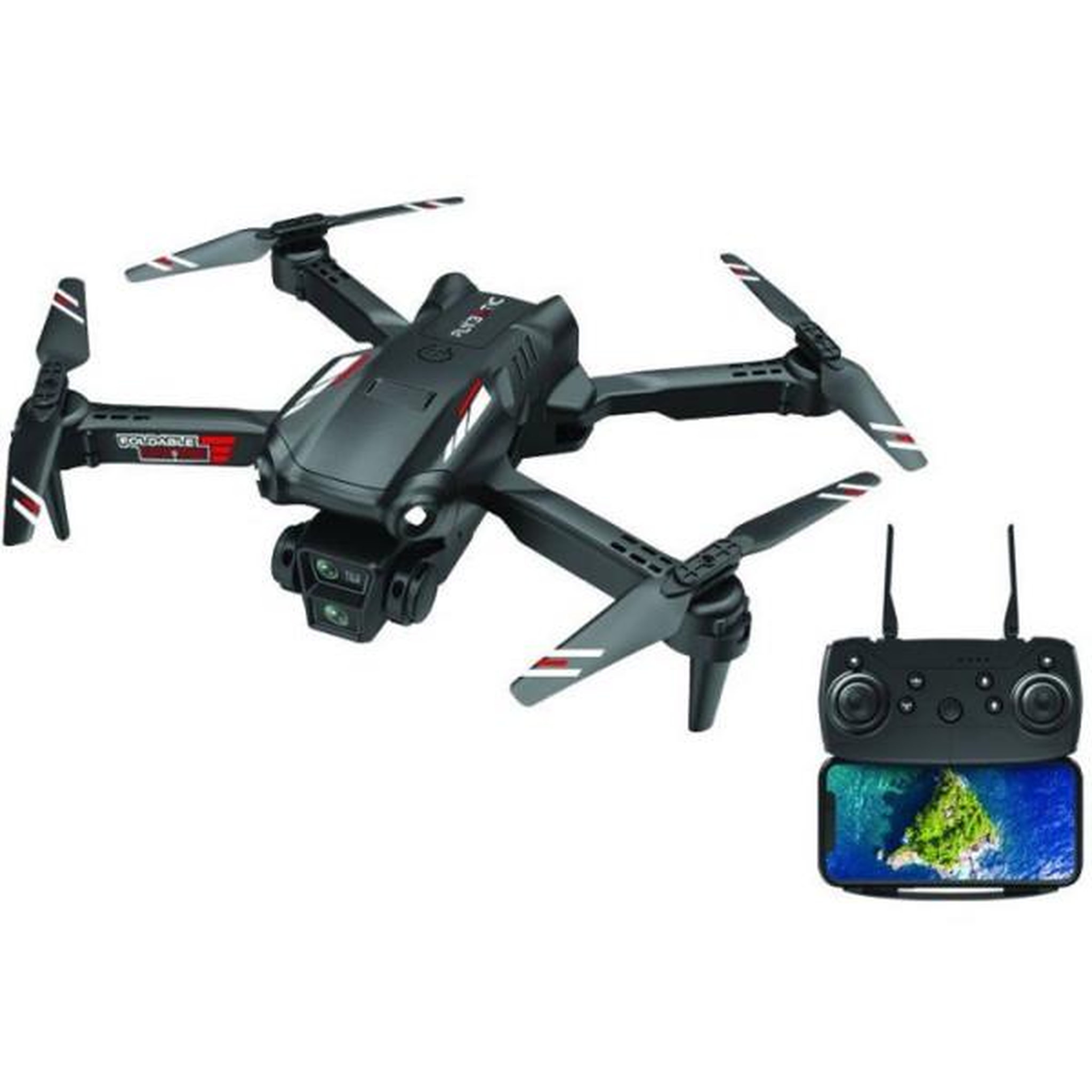SILVERLIT Drone pliable - flybotic - wifi - avec caméra - vol stationnaire - 2 batteries incluses - des 14 ans