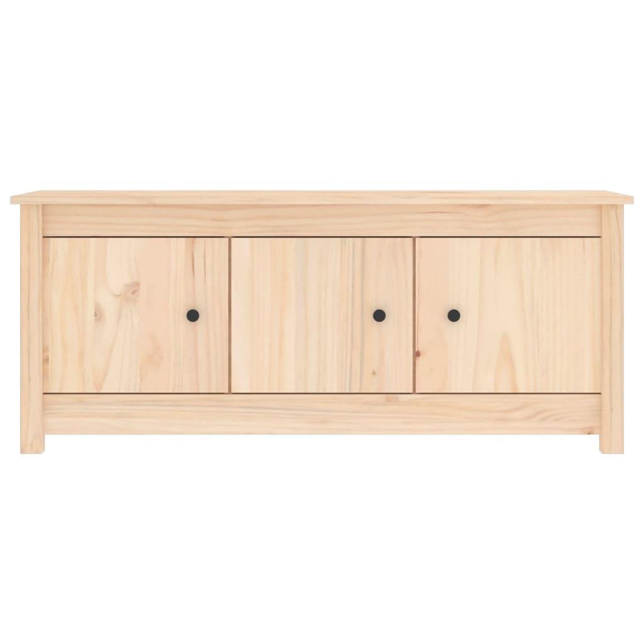 Voir la diapositive 3 : VIDAXL Armoire a chaussures 110x38x45,5 cm Bois de pin massif