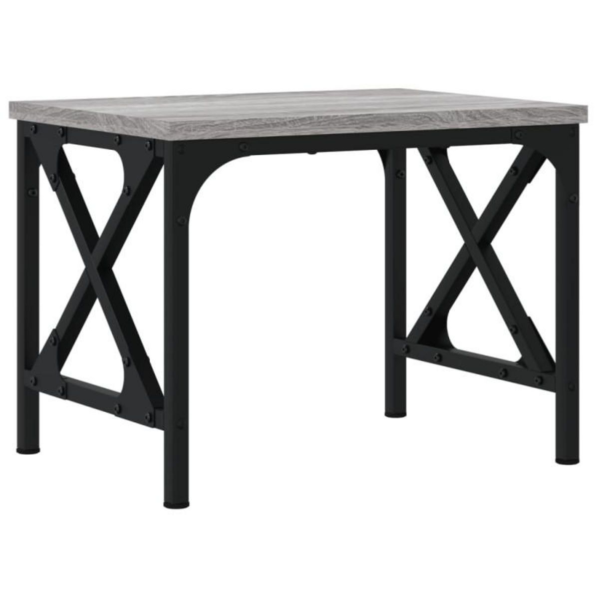 VIDAXL Support d imprimante sonoma gris 40x30x31 cm bois d ingénierie