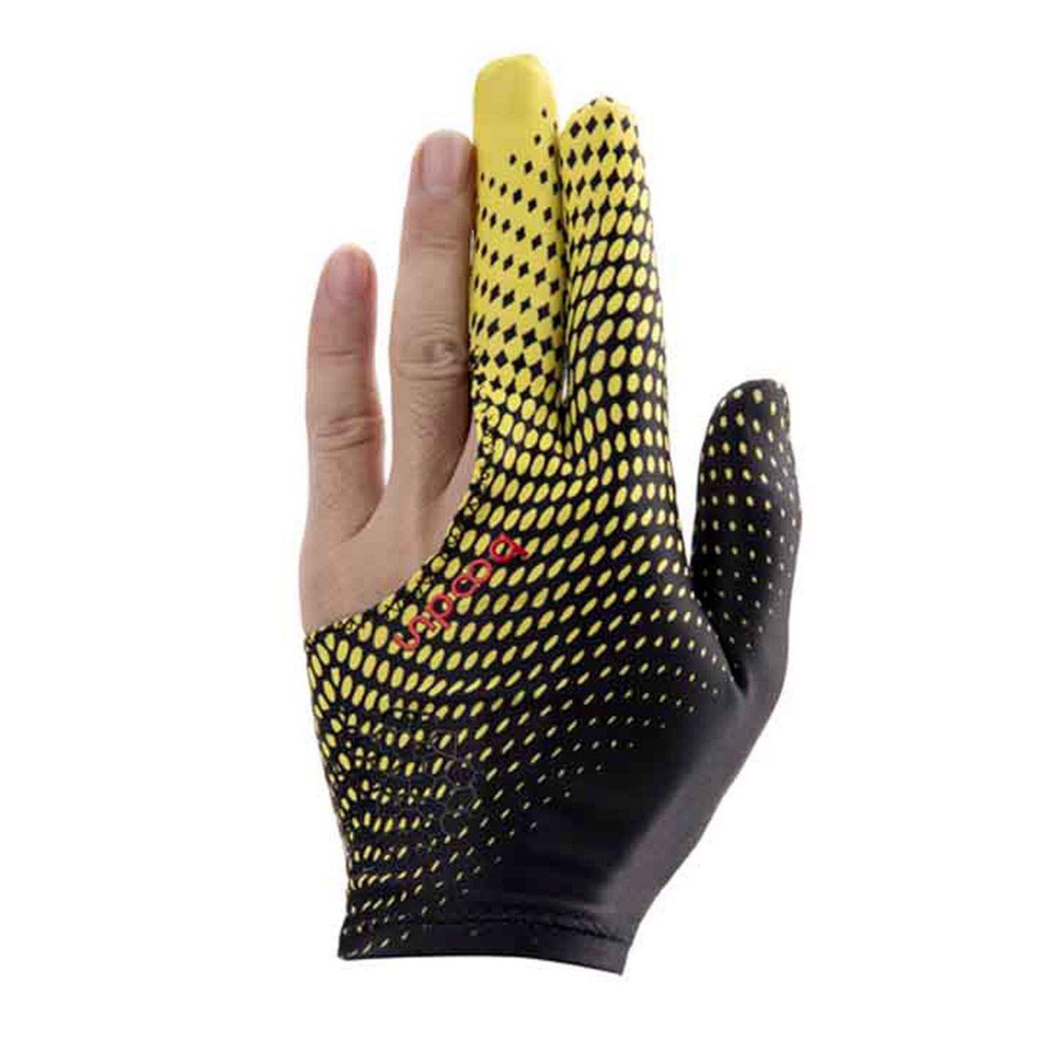 DE FAUGERES Gant de Billard Unisexe en Lycra  Polma  20cm Jaune