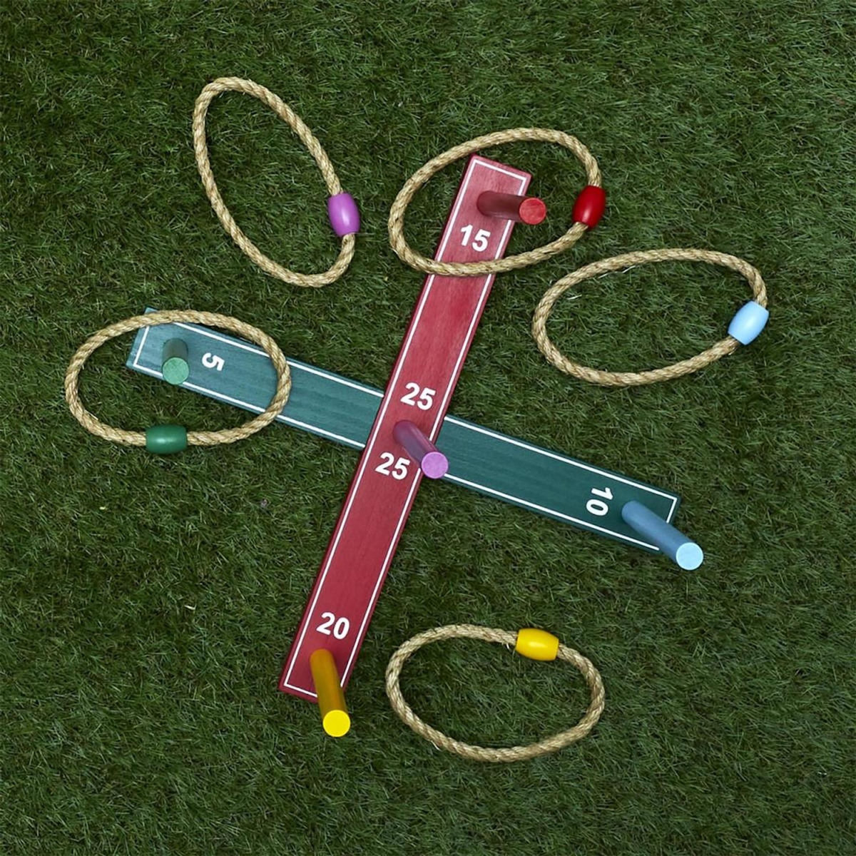 Paris Prix Jeu de Lancer d'Anneaux  Bois  42cm Multicolore